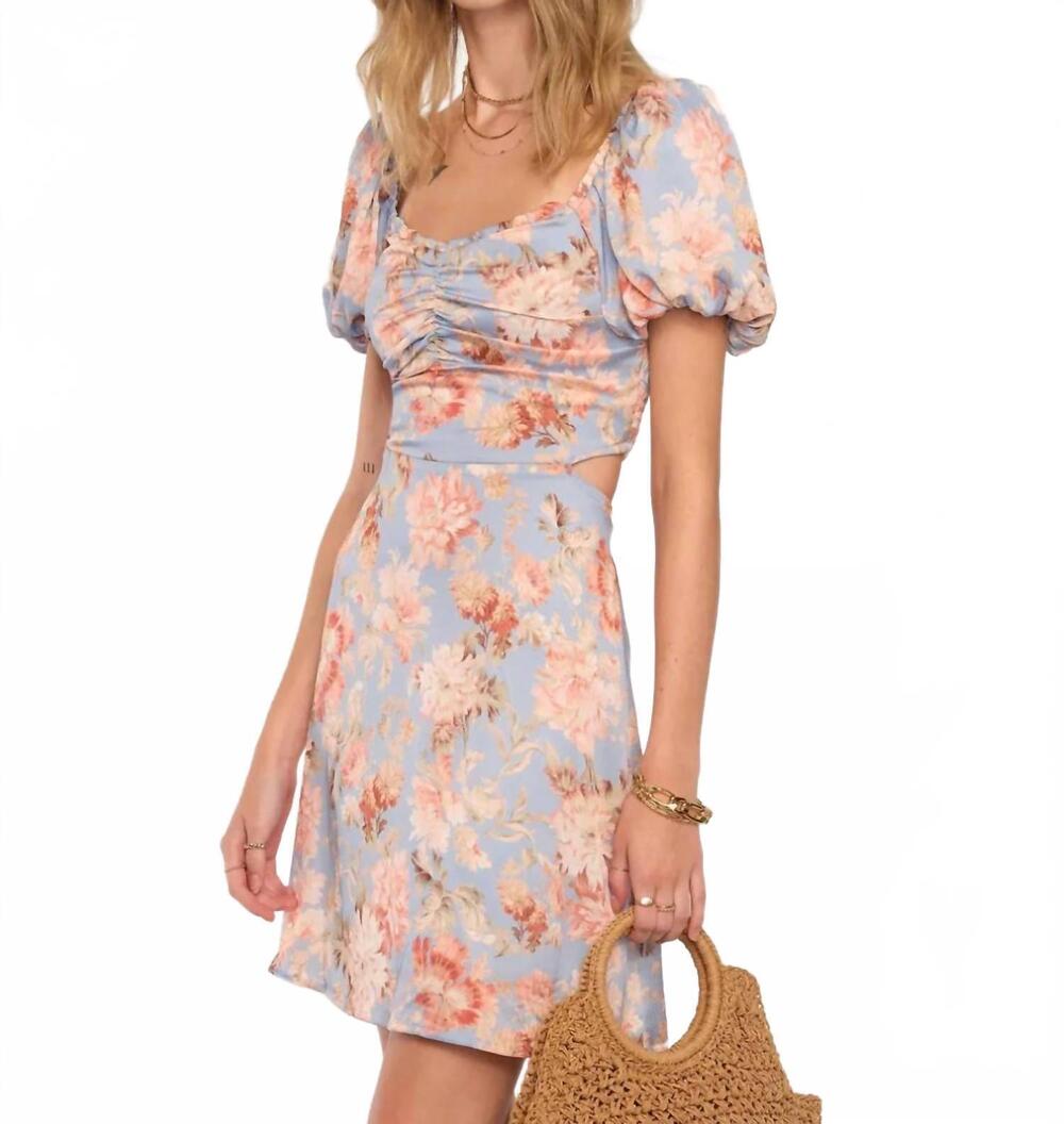 NEW HEARTLOOM marisa mini dress in blue